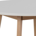 Table ronde en bois blanc 90cm STELLA