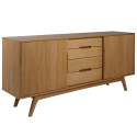 Buffet en bois 180cm 2 portes 4 tiroirs MARTI