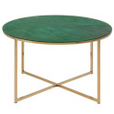 Table basse en marbre ronde 80cm AMINA