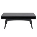 Table basse rectangulaire en bois 130x70cm avec niche MARTI