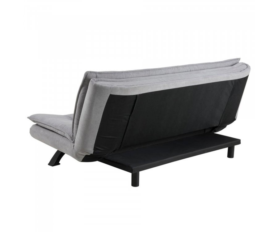 Canapé convertible design en tissu gris FATO