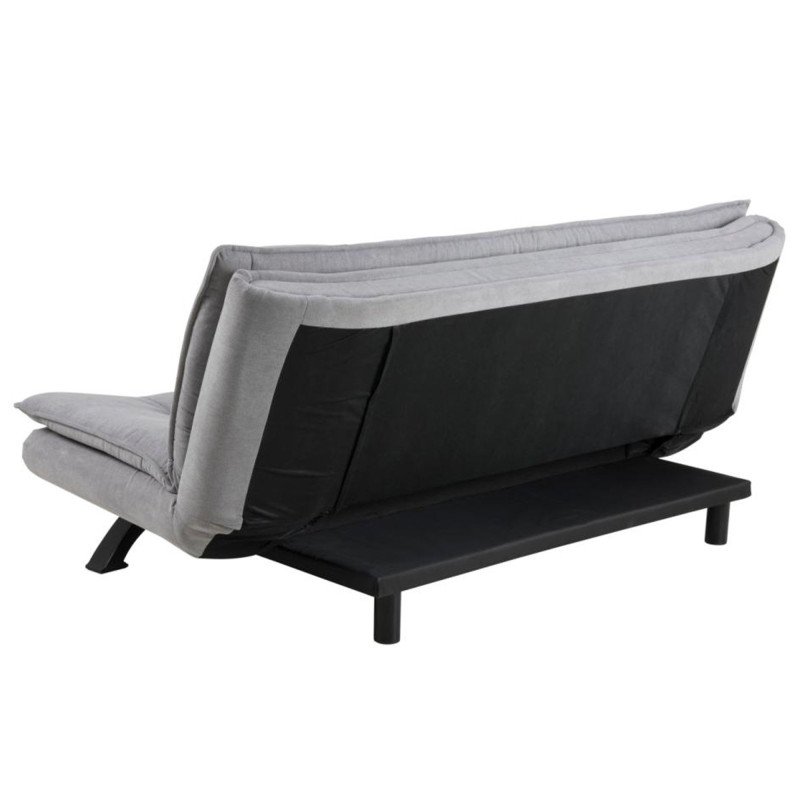 Canapé convertible design en tissu gris FATO