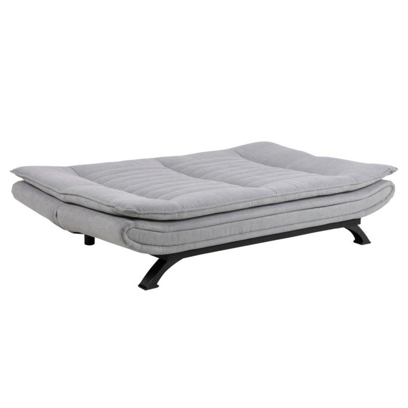 Canapé convertible design en tissu gris FATO