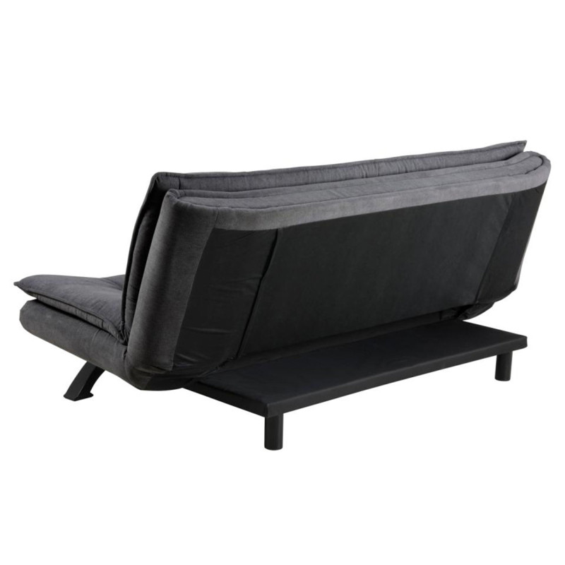Canapé convertible design en tissu gris FATO