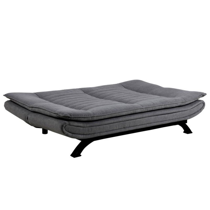 Canapé convertible design en tissu gris FATO