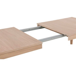 Table à manger 6-8 personnes en bois de chêne WOODEN
