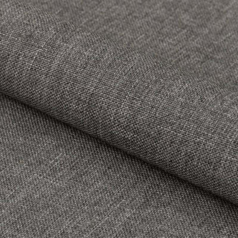 Canape d'angle convertible en tissu gris foncé SACRAM