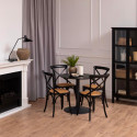 Table à manger ronde en bois 80cm PALMAS