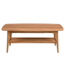 Table basse rectangulaire en bois 130x70cm EMMIE