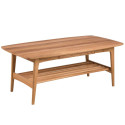 Table basse rectangulaire en bois 130x70cm EMMIE