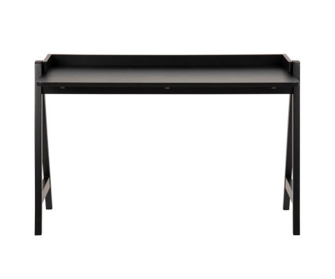 Bureau moderne minimaliste 126cm en bois noir MIZU