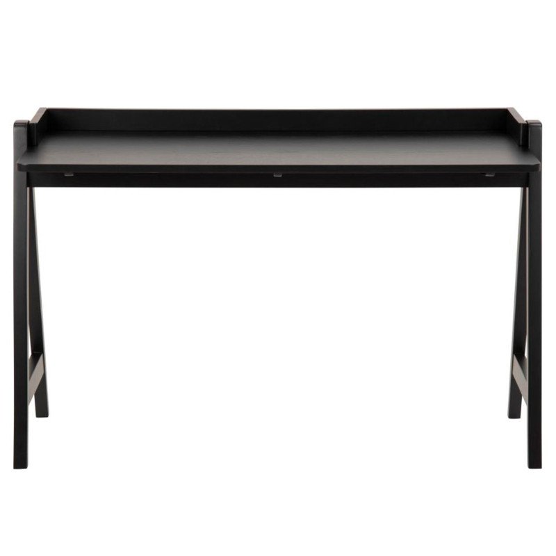 Bureau moderne 126cm en bois noir MIZU