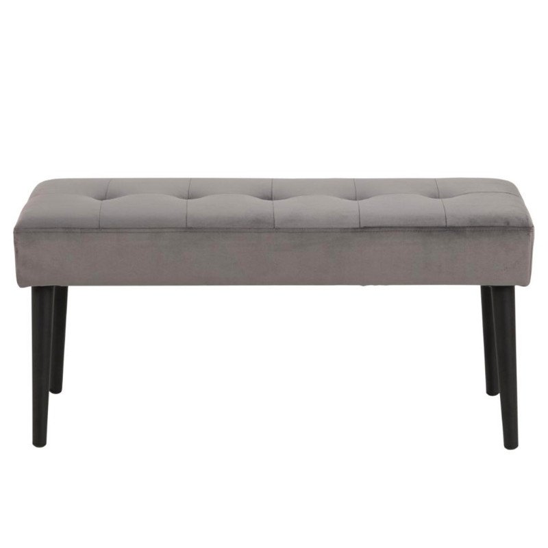 Banc contemporain en velours matelassé GLORE