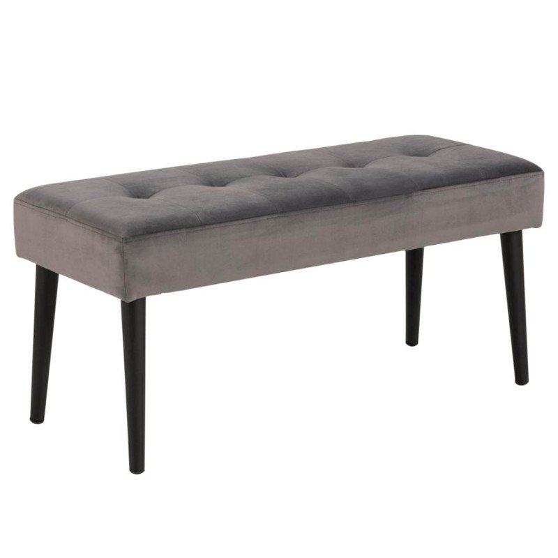 Banc contemporain en velours matelassé GLORE