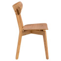 Lot de 2 chaises modernes en bois ROXIF