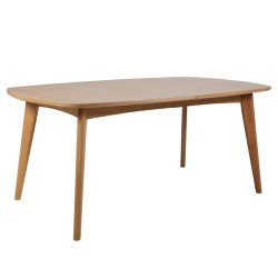 Table à manger extensible en bois de chêne 180cm MARTI