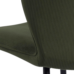 Lot de chaises modernes en velours DELIA