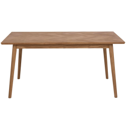 Table à manger en bois de chêne 160x95cm DORNA