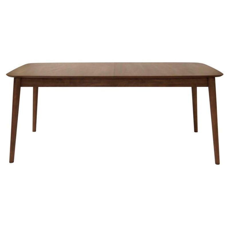 Table à manger extensible en bois foncé MONATRE