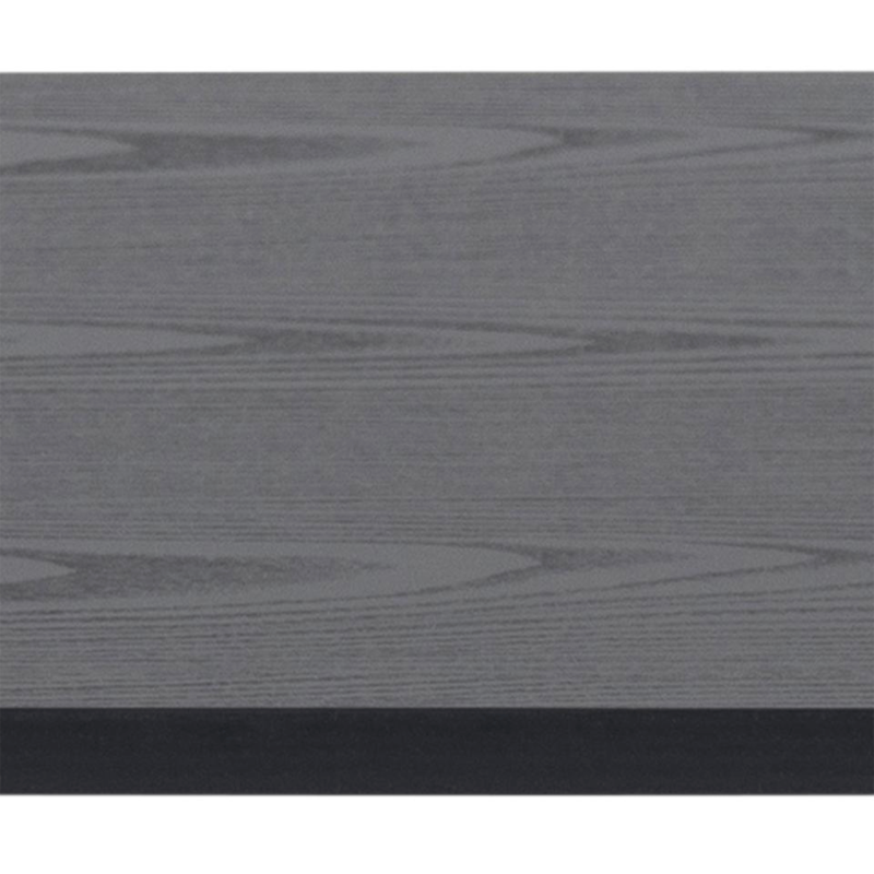 Table basse rectangulaire 2 plateaux en bois noir BLACK