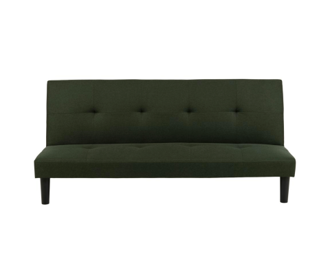 Canapé lit moderne en tissu vert MINOL