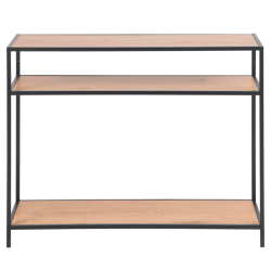 Console minimaliste en bois et métal SEA