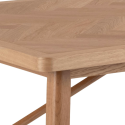 Table à manger moderne en bois massif GALO