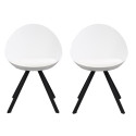 Lot de 2 chaises design scandinave-ELMUNT