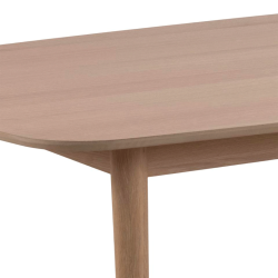 Table à manger en bois de chêne clair 210x100cm MARTINS