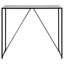 Table de bar 120x60cm en métal noir SEA