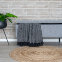 Banc en tissu avec rangement WARNER