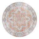 Tapis rond polyester au style ethnique VIEJA