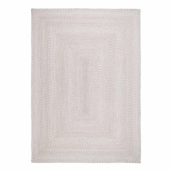 Tapis rectangulaire tressé en plastique recyclé 200x300cm CALAS