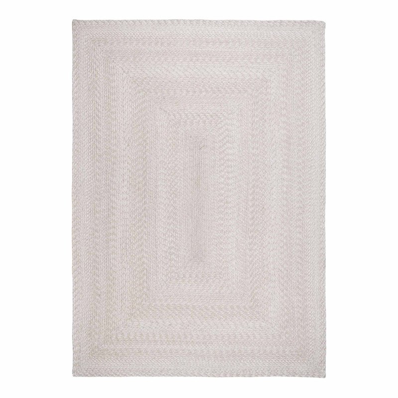 Tapis rectangulaire tressé en plastique recyclé 200x300cm CALAS