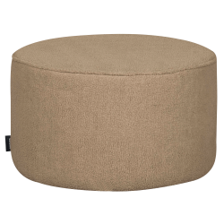 Pouf rond bas 60cm en velours ELLA