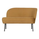 Fauteuil lounge droite en velours FALYRE