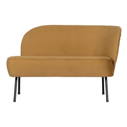 Fauteuil lounge droite en velours FALYRE