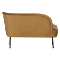 Fauteuil lounge droite en velours FALYRE
