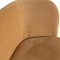 Fauteuil lounge droite en velours FALYRE