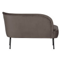 Fauteuil lounge droite en velours FALYRE