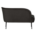 Fauteuil lounge droite en velours FALYRE