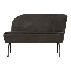Fauteuil lounge droite en cuir FALYRE