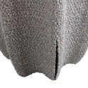 Pouf en forme d'étoile en tissu gris FLUME
