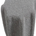 Pouf en forme d'étoile en tissu gris FLUME