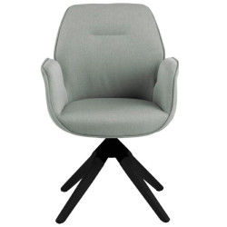 Chaise moderne avec accoudoirs en tissu AURORE