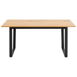 Table à manger carré en bois AMBLINE