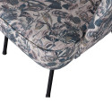 Fauteuil cocktail velours fleuri VOGUE