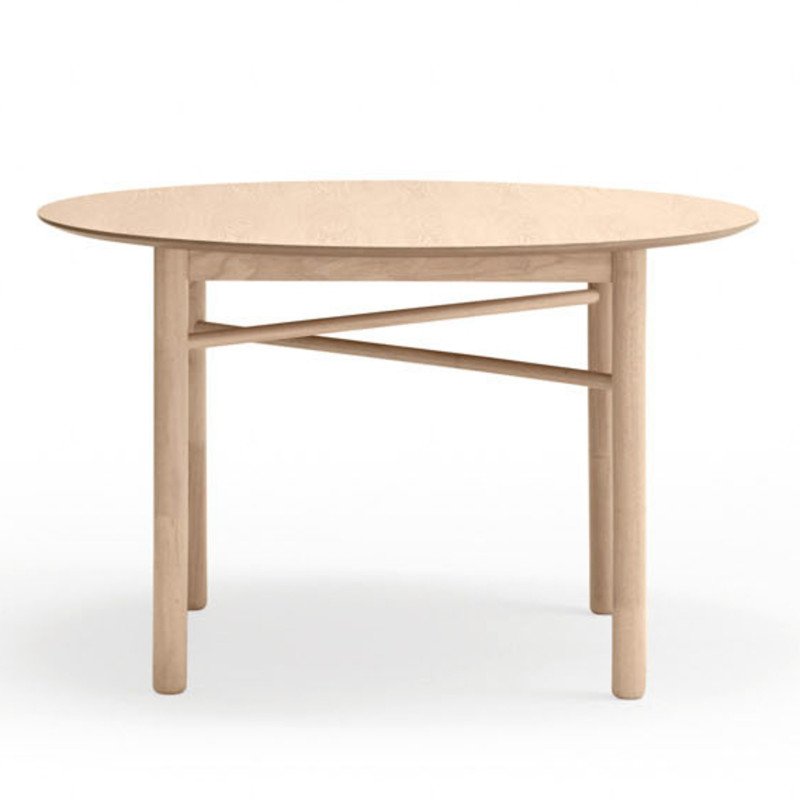 Table à manger ronde 120 cm en bois JUNCO