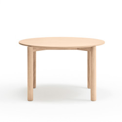 Table à manger ronde 120 cm en bois ATLAS