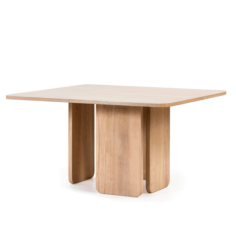 Table à manger carré 137 cm en bois ARQ